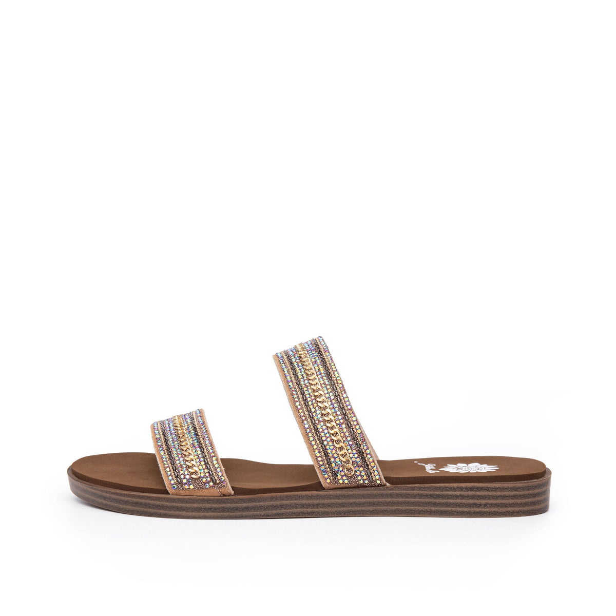 Yellow Box Footwear Dahlia Slide Sandal - Natural