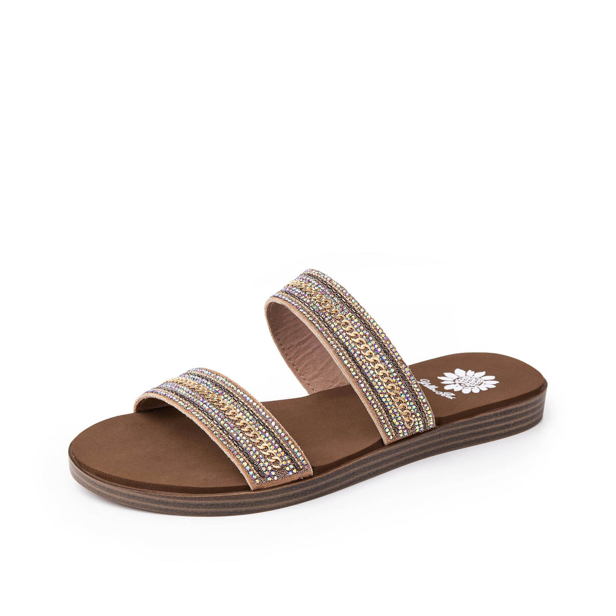 Yellow Box Footwear Dahlia Slide Sandal - Natural