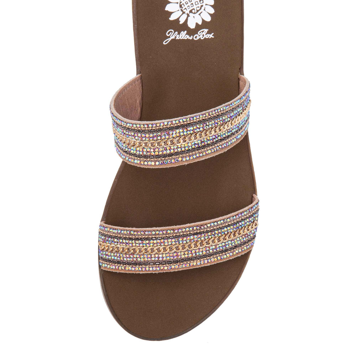 Yellow Box Footwear Dahlia Slide Sandal - Natural