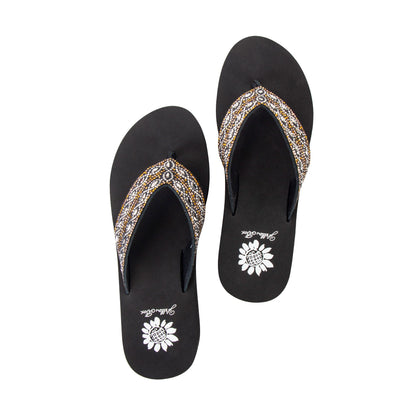 Yellow Box Footwear Teeny Wedge Sandal - Metallic Multi