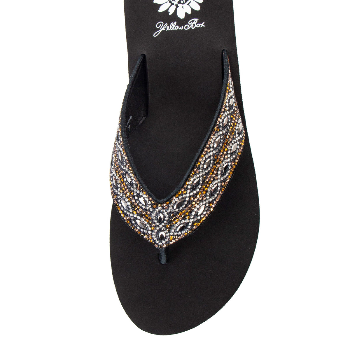 Yellow Box Footwear Teeny Wedge Sandal - Metallic Multi