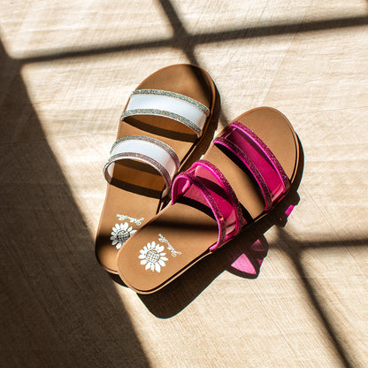 Yellow Box Footwear Fidra Slide Sandal - Pink