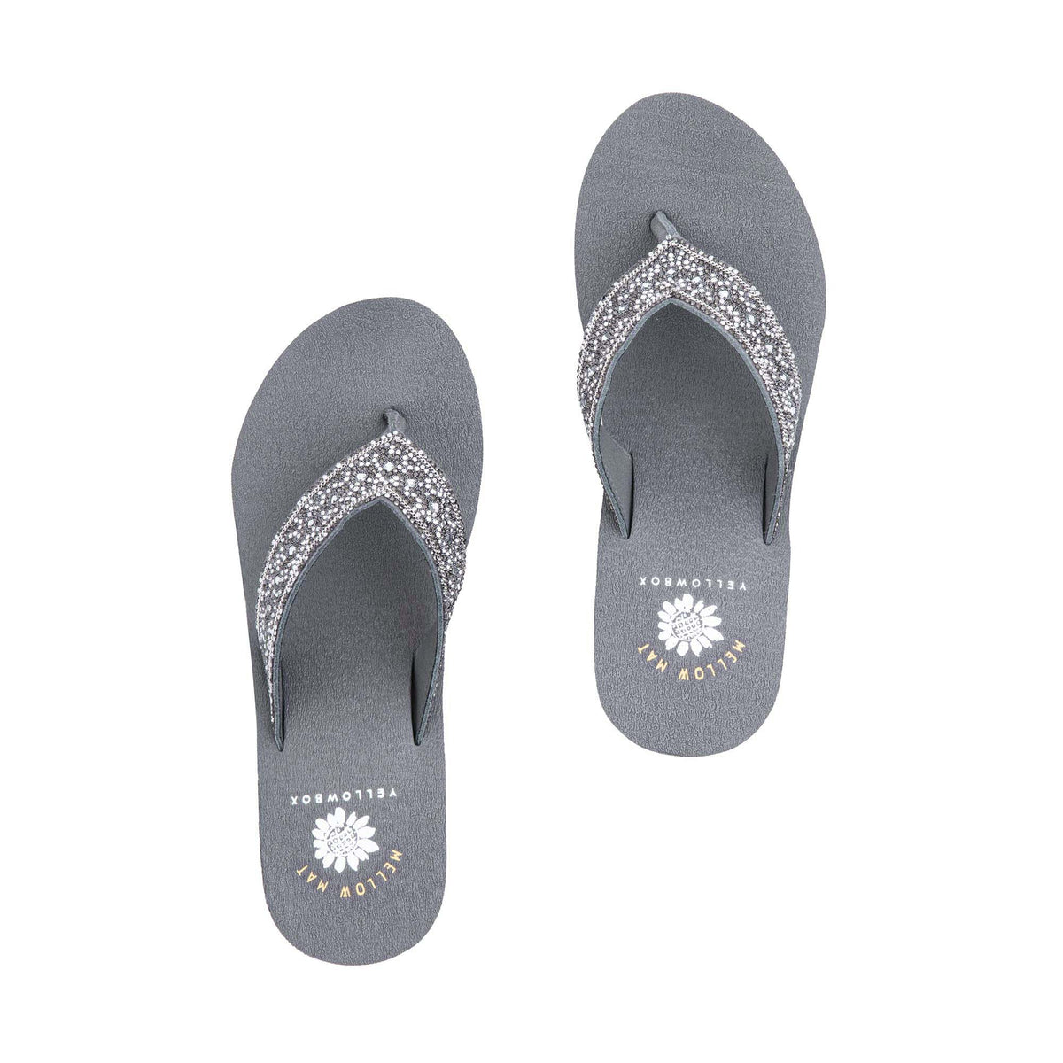 Yellow Box Footwear Waneta Wedge Sandal - Gray