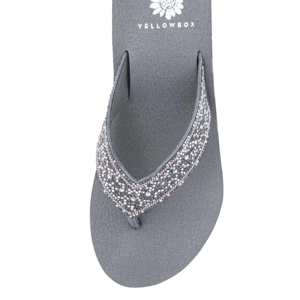 Yellow Box Footwear Waneta Wedge Sandal - Gray