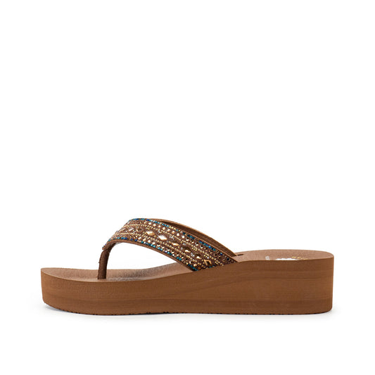 Yellow Box Footwear Pacific Flatform Sandal - Sand Stone