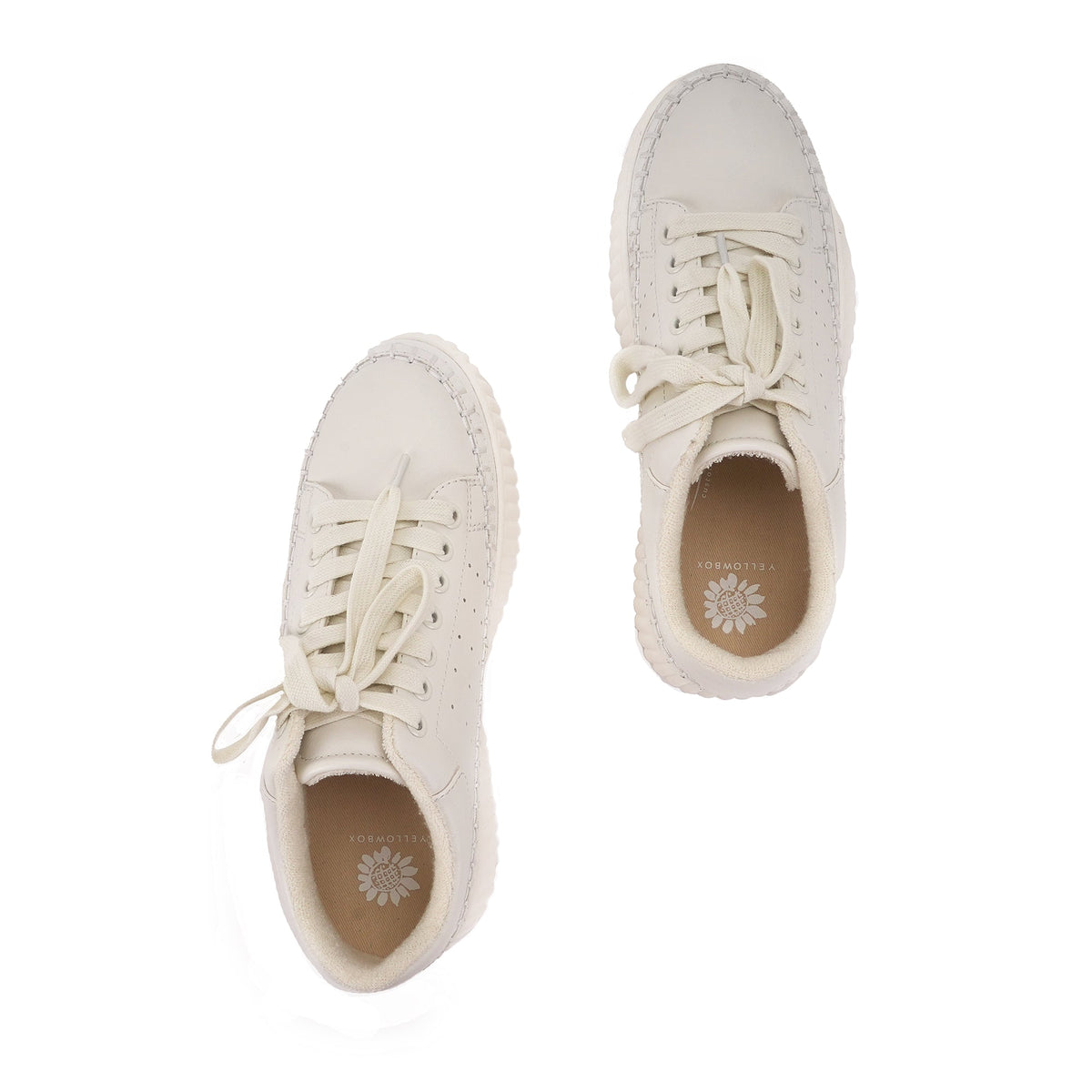 Yellow Box Footwear Mayson Platform Sneaker - White