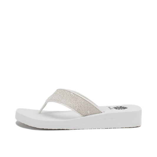 Yellow Box Footwear Jasty Flip Flop Sandal - White
