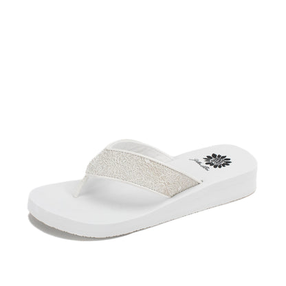 Yellow Box Footwear Jasty Flip Flop Sandal - White
