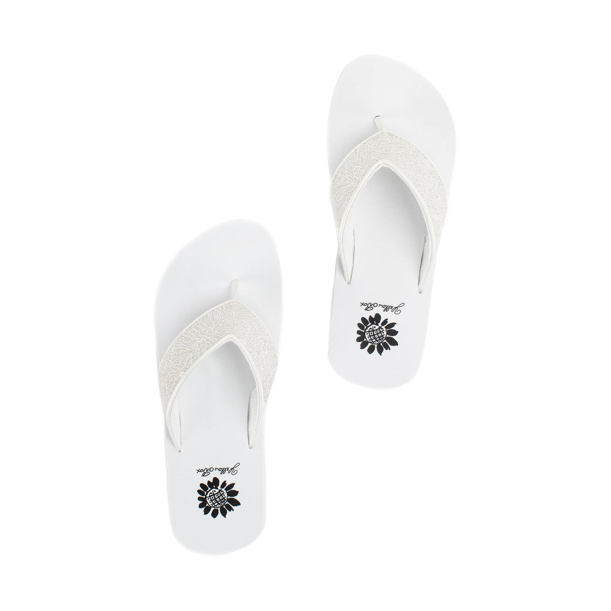 Yellow Box Footwear Jasty Flip Flop Sandal - White
