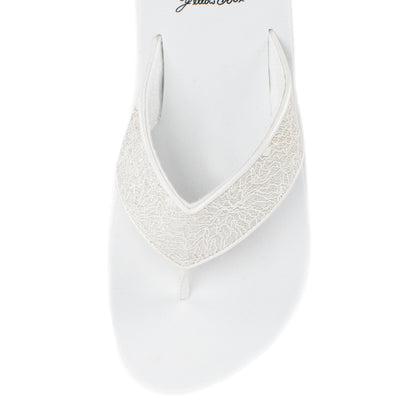 Yellow Box Footwear Jasty Flip Flop Sandal - White