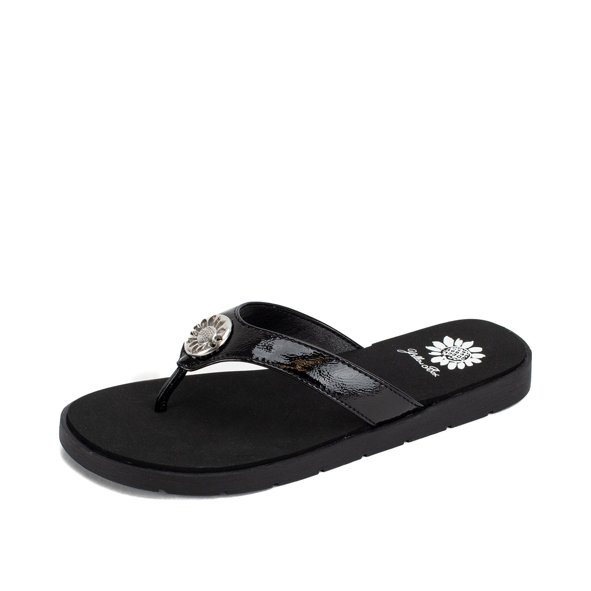 Yellow Box Footwear Fazania Flip Flop Sandal - Black