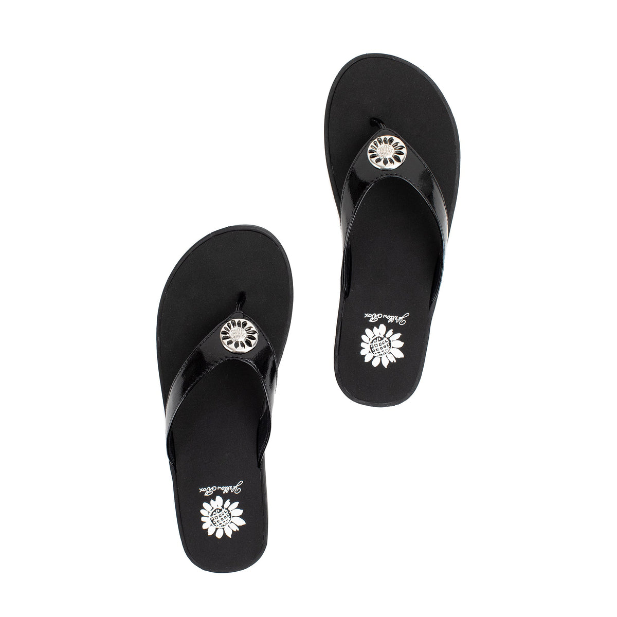 Yellow Box Footwear Fazania Flip Flop Sandal - Black