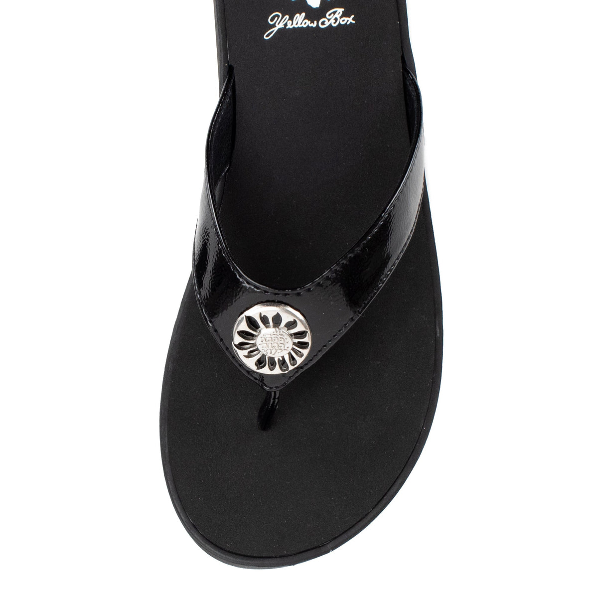 Yellow Box Footwear Fazania Flip Flop Sandal - Black