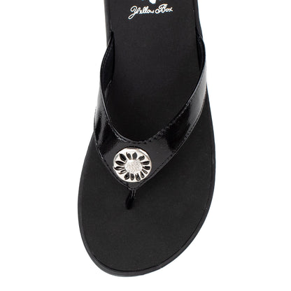 Yellow Box Footwear Fazania Flip Flop Sandal - Black