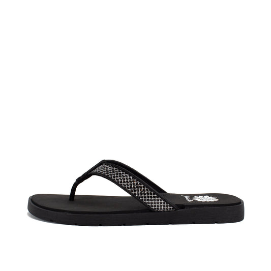 Yellow Box Footwear Fabbie Flip Flop Sandal - Black