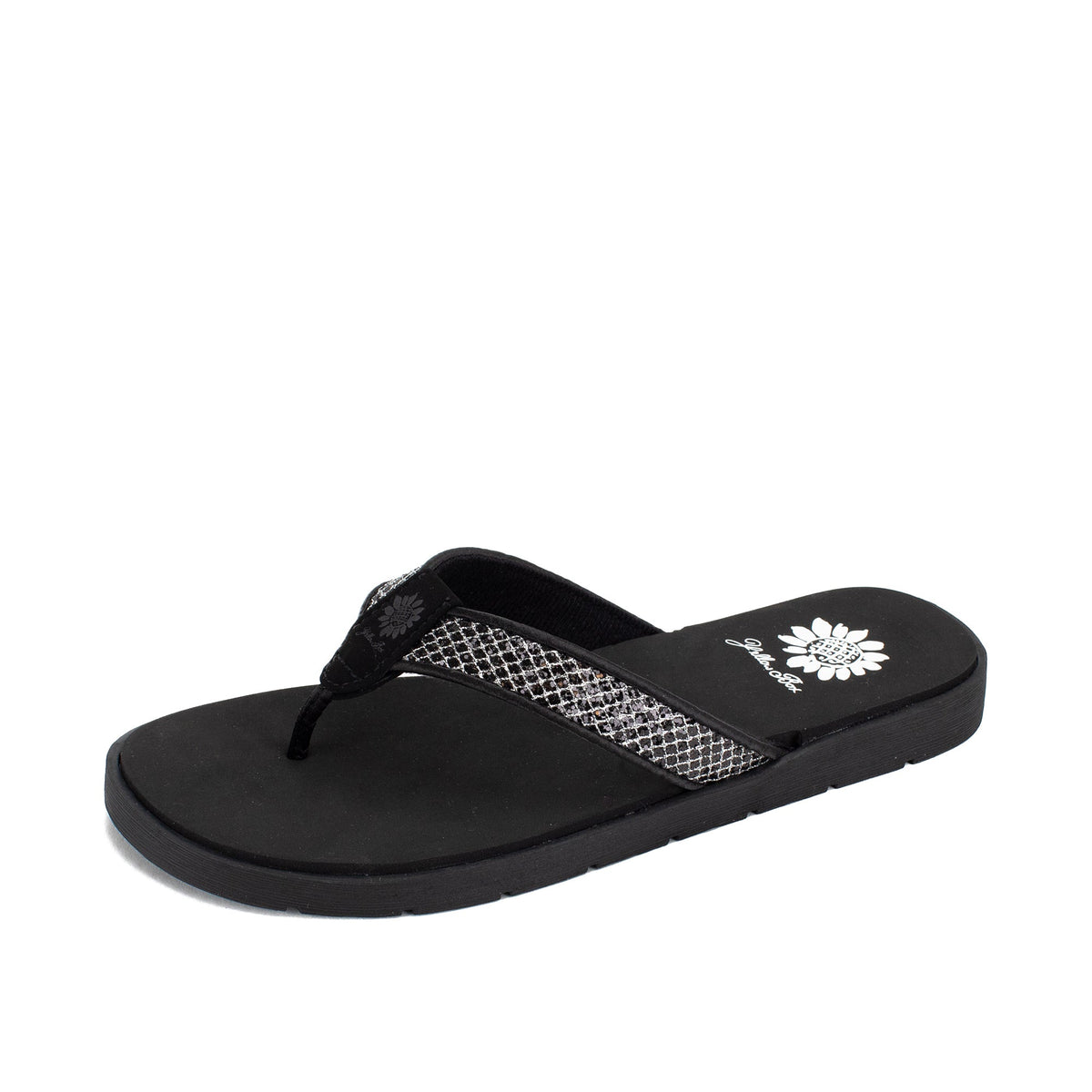 Yellow Box Footwear Fabbie Flip Flop Sandal - Black