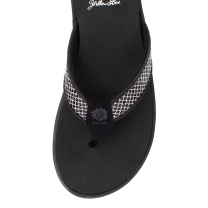 Yellow Box Footwear Fabbie Flip Flop Sandal - Black