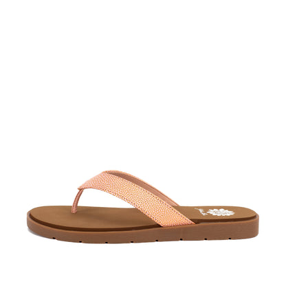 Yellow Box Footwear Fanzie Flip Flop Sandal - Coral