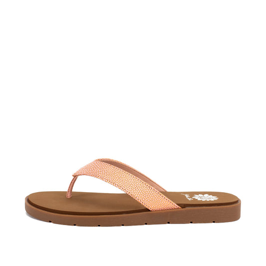 Yellow Box Footwear Fanzie Flip Flop Sandal - Coral
