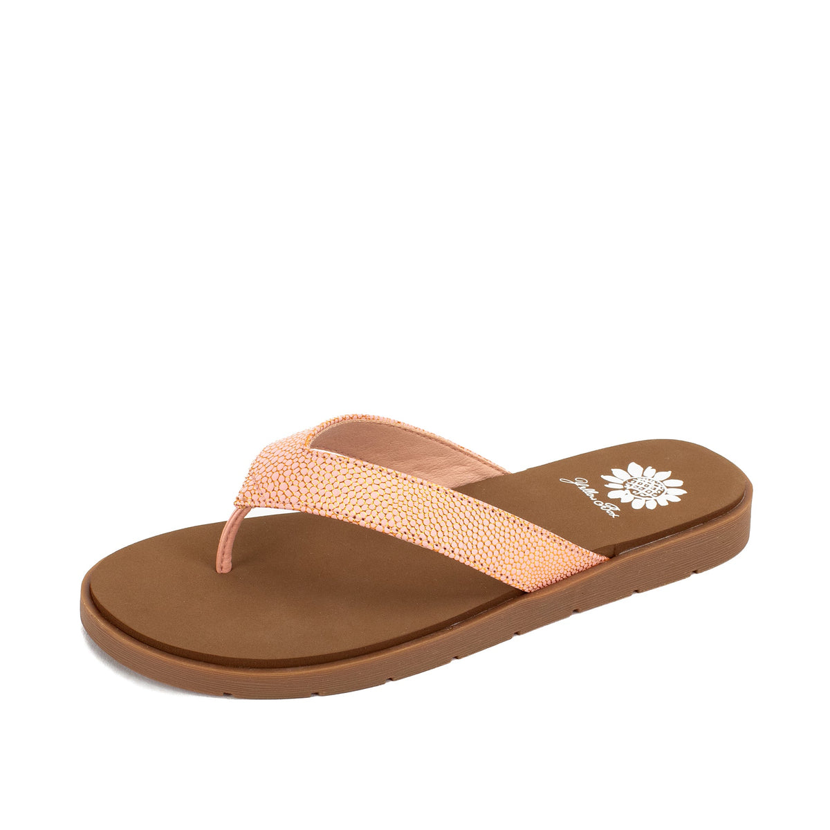 Yellow Box Footwear Fanzie Flip Flop Sandal - Coral