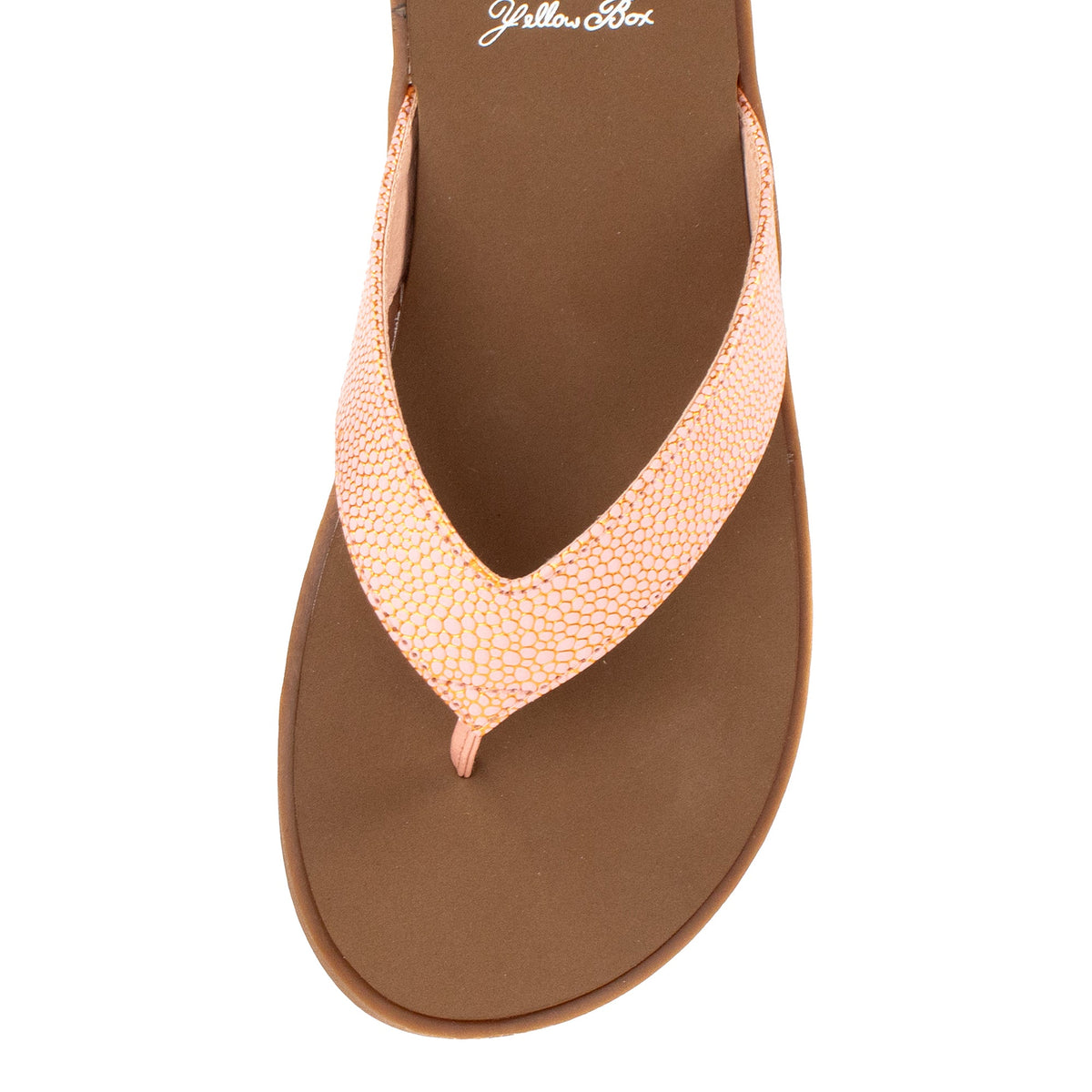 Yellow Box Footwear Fanzie Flip Flop Sandal - Coral