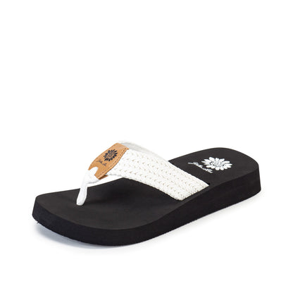 Yellow Box Footwear Faldi Flip Flop - Cream