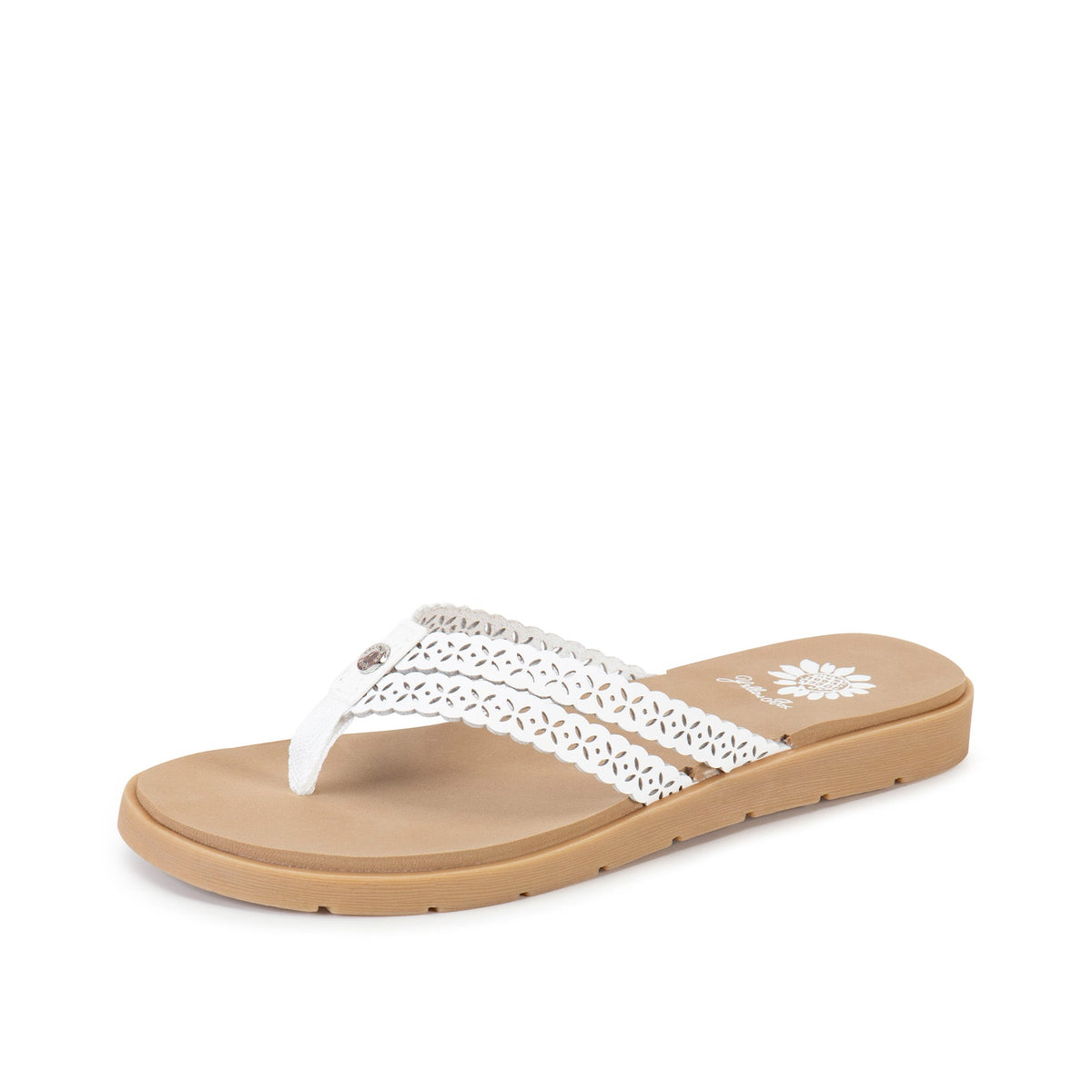 Yellow Box Footwear Fawn Sandal - White