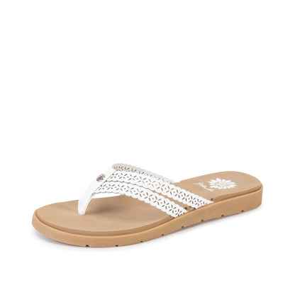 Yellow Box Footwear Fawn Sandal - White