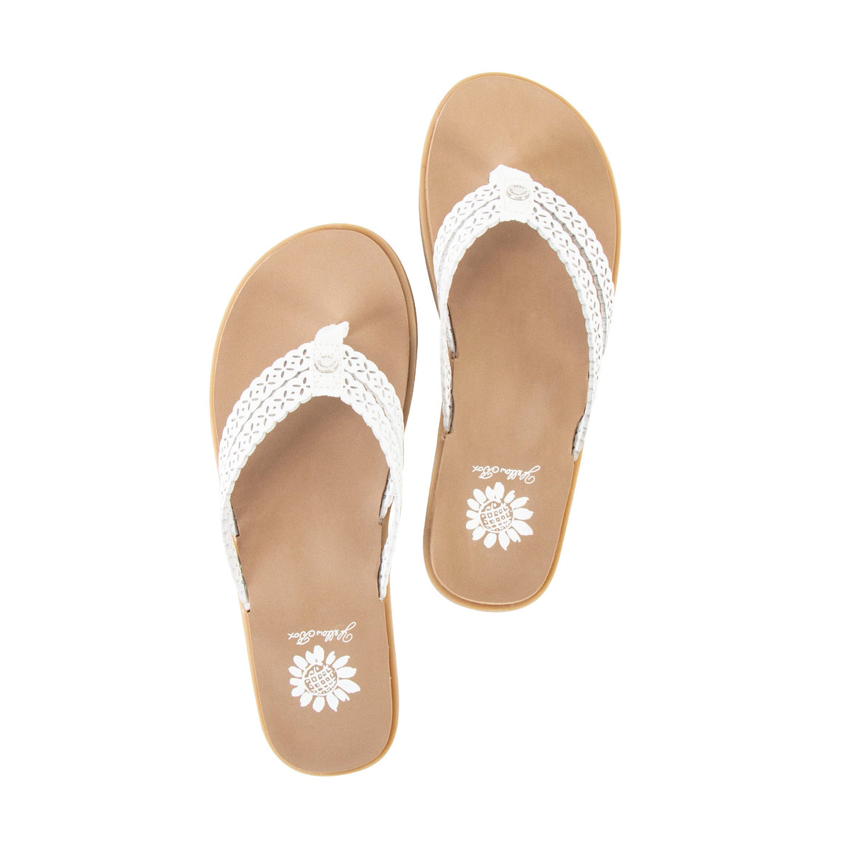 Yellow Box Footwear Fawn Sandal - White