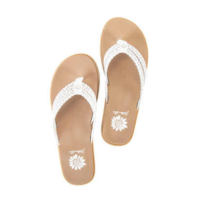 Yellow Box Footwear Fawn Sandal - White