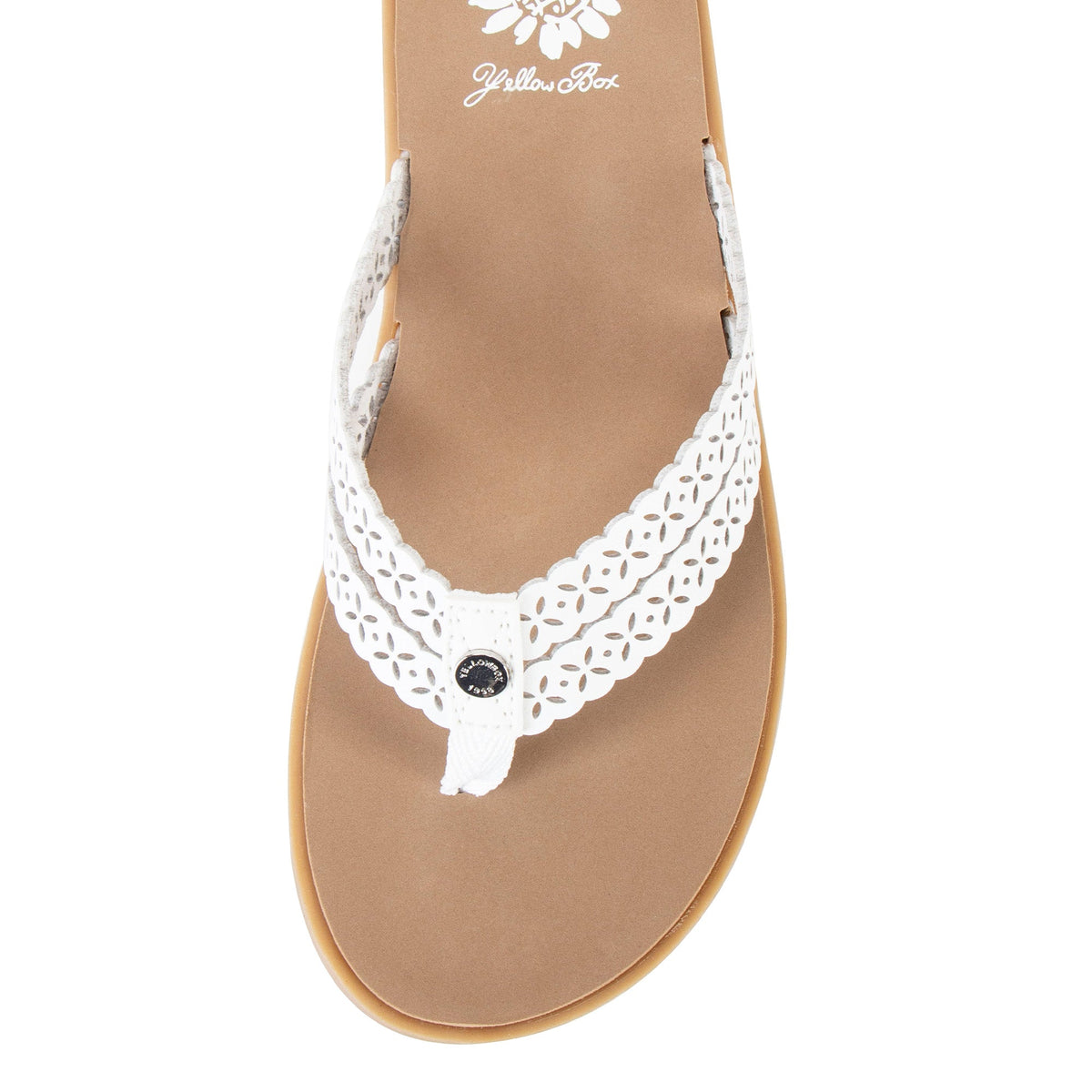 Yellow Box Footwear Fawn Sandal - White