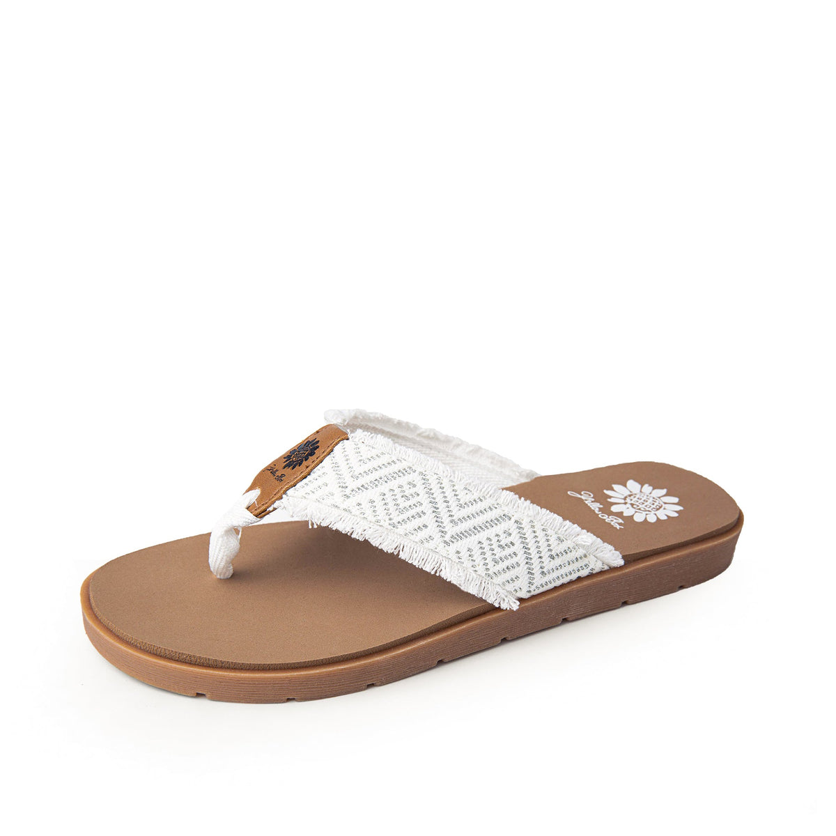 Yellow Box Footwear Faddy Flip Flop Sandal - White