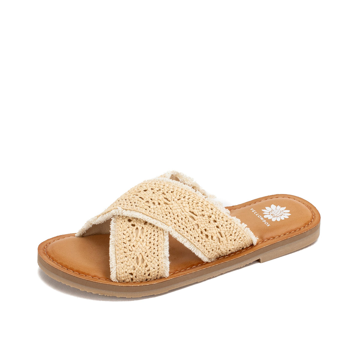 Yellow Box Footwear Deska Raffia Sandal - Natural