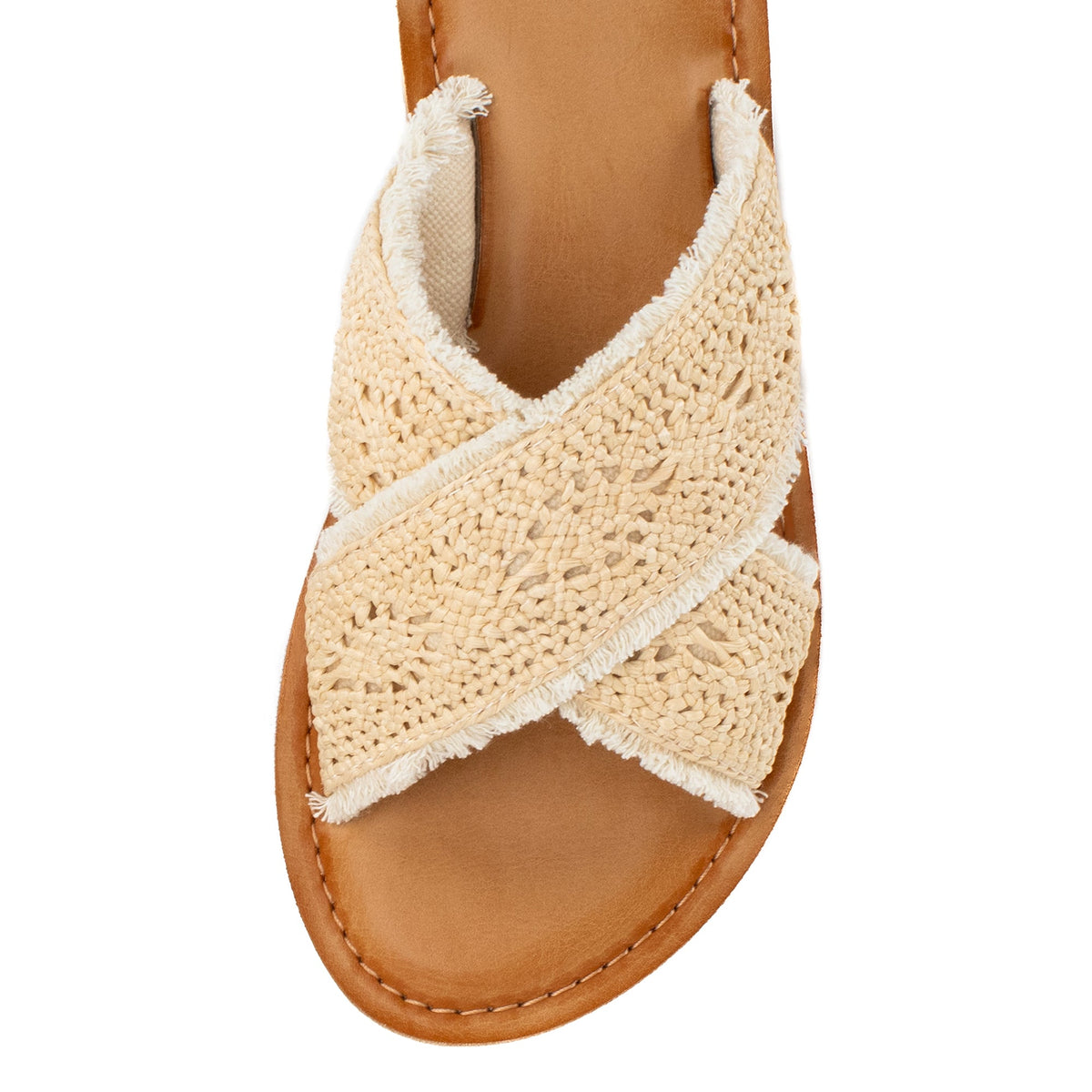 Yellow Box Footwear Deska Raffia Sandal - Natural