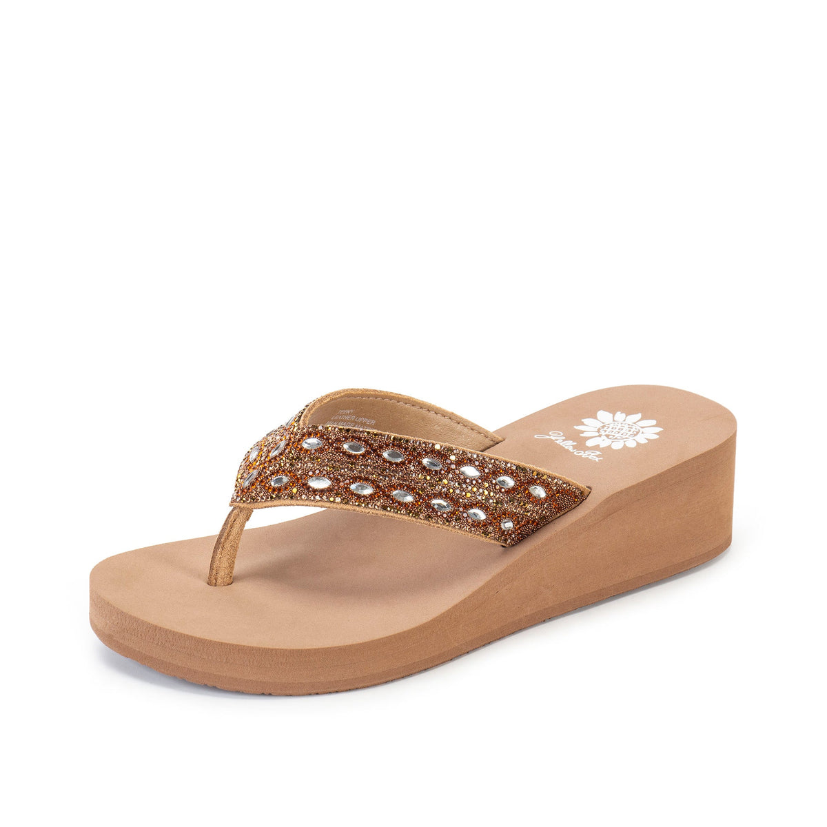 Yellow Box Footwear Teeny Wedge Sandal - Tan