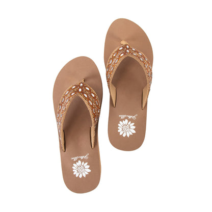 Yellow Box Footwear Teeny Wedge Sandal - Tan