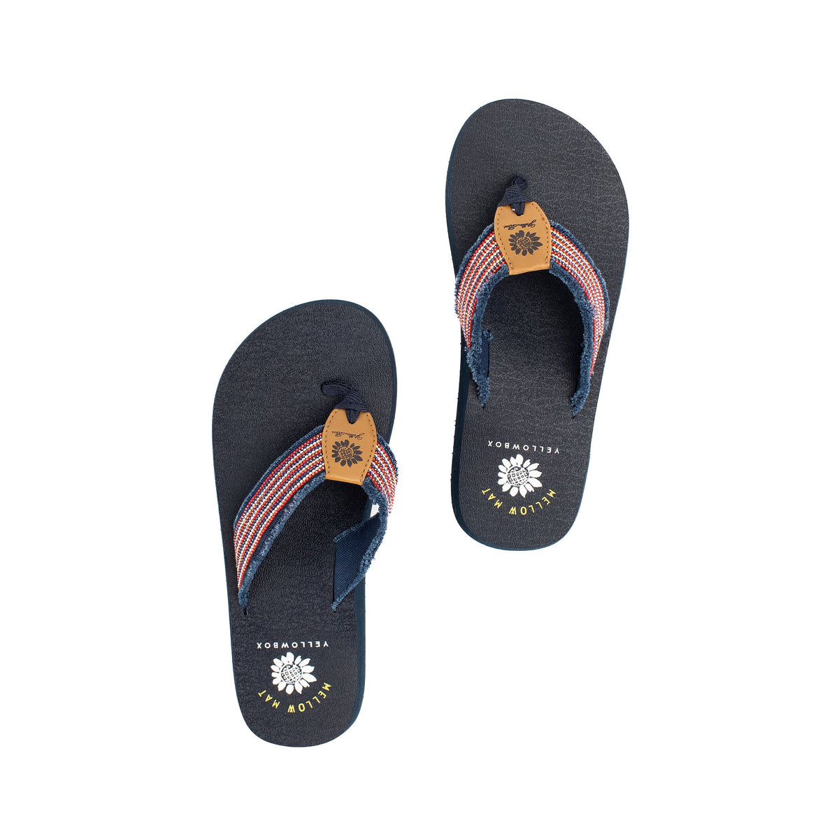 Yellow Box Footwear Nolan Flip Flop - Navy