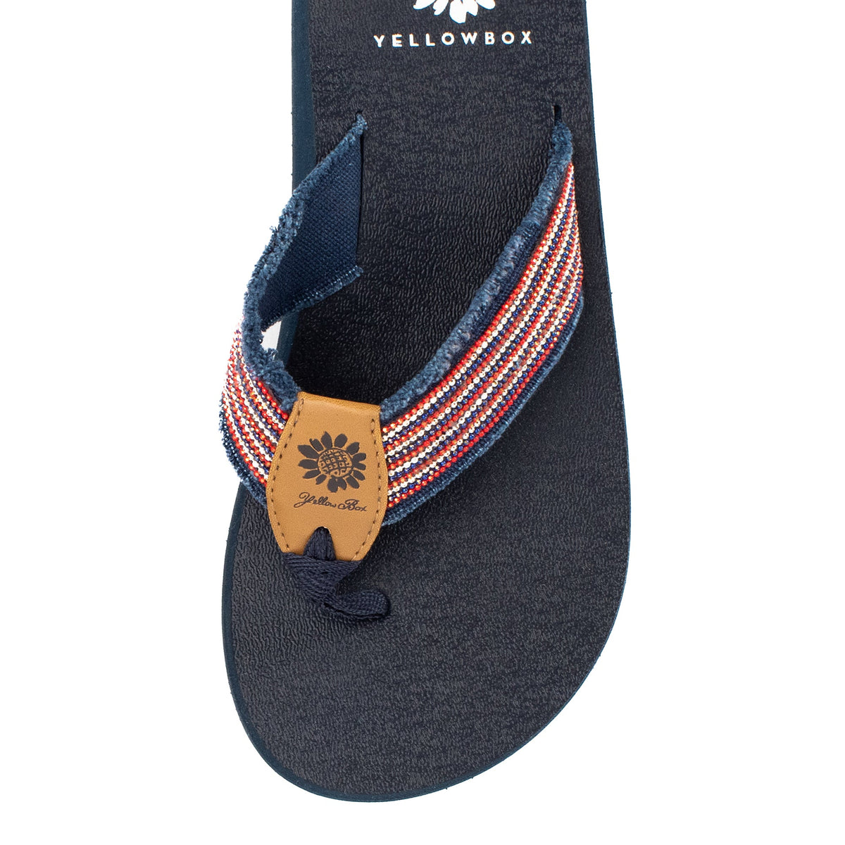 Yellow Box Footwear Nolan Flip Flop - Navy