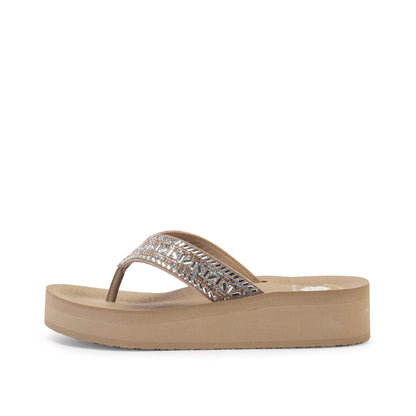 Yellow Box Footwear Bryce Flatform Sandal - Taupe