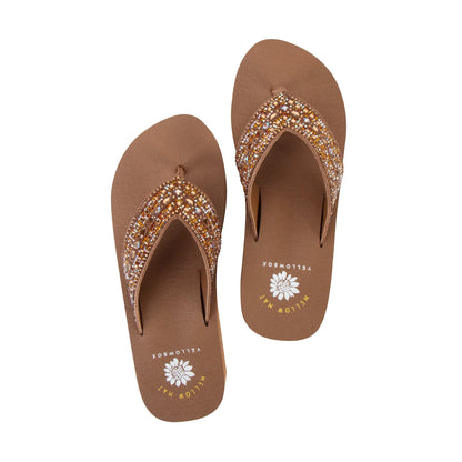 Yellow Box Footwear Laiken Wedge Sandal - Tan