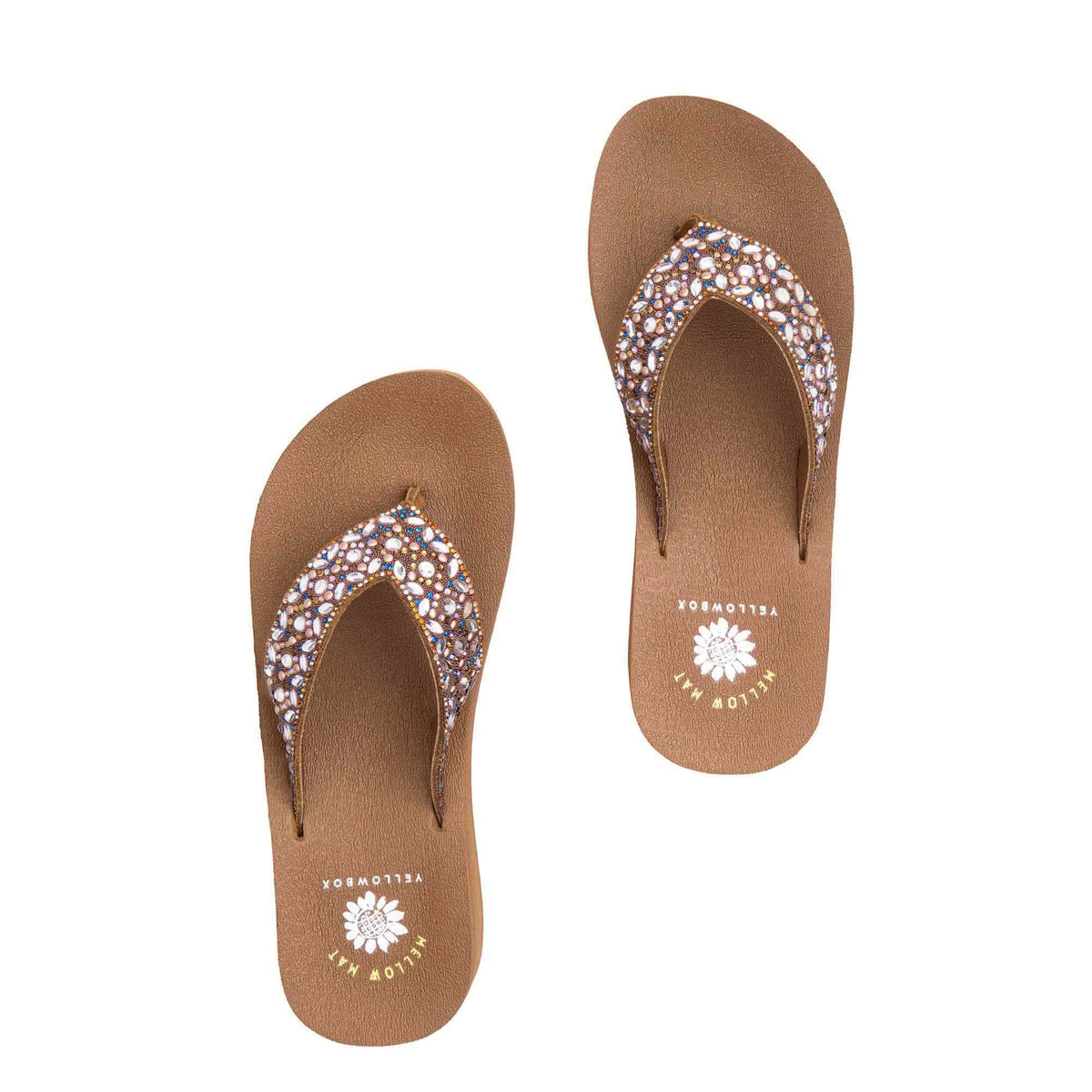 Yellow Box Footwear Penza Flatform Sandal - Turquoise Multi