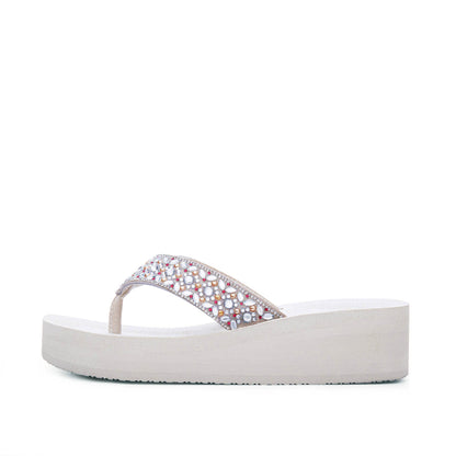 Yellow Box Footwear Penza Flatform Sandal - Turquoise Multi