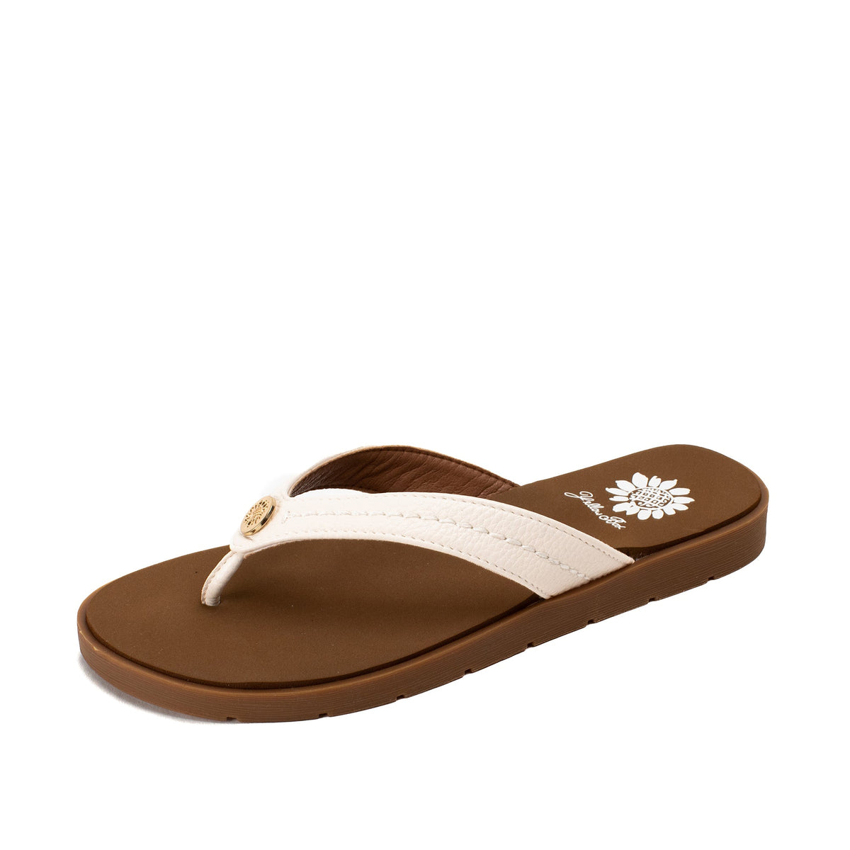 Yellow Box Footwear Fallen Logo Sandal - Ivory