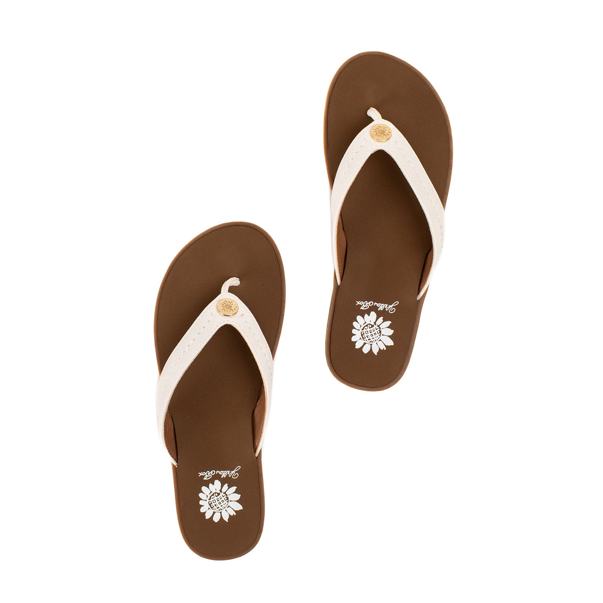 Yellow Box Footwear Fallen Logo Sandal - Ivory