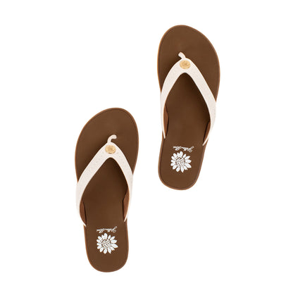 Yellow Box Footwear Fallen Logo Sandal - Ivory
