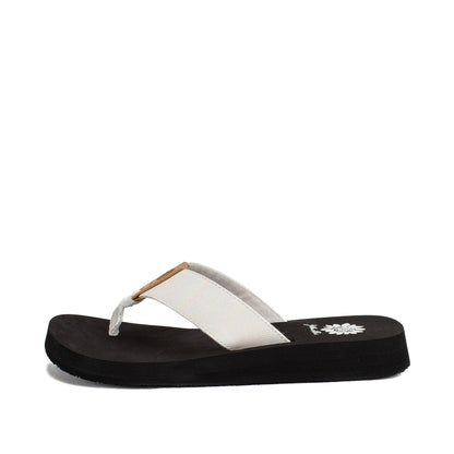 Yellow Box Footwear Flamber Flip Flop - White