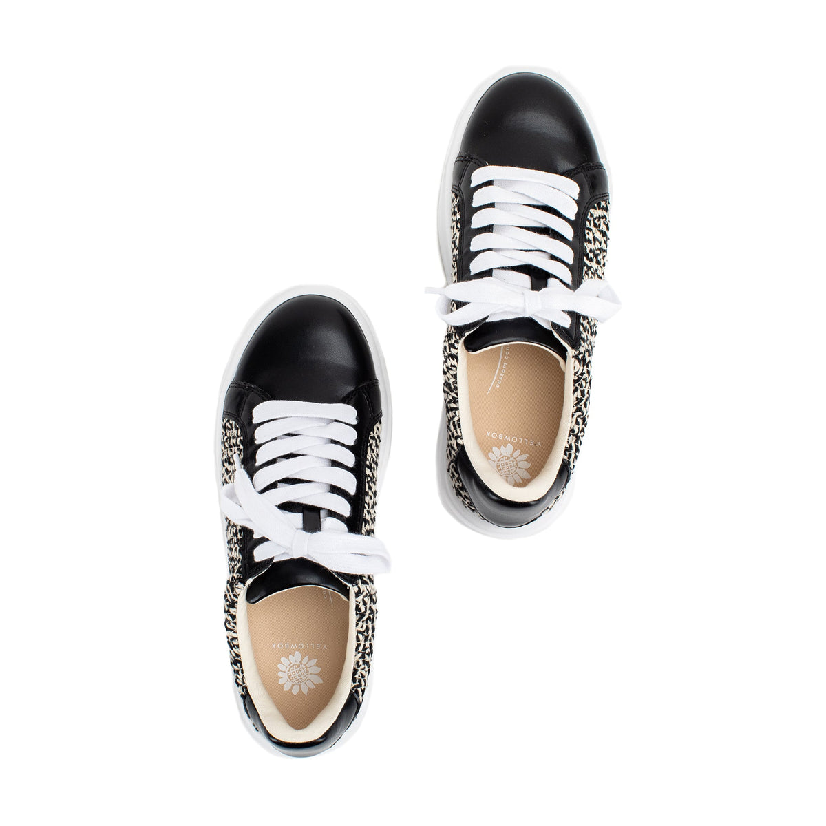 Yellow Box Footwear Eldra Flatform Sneaker - Black