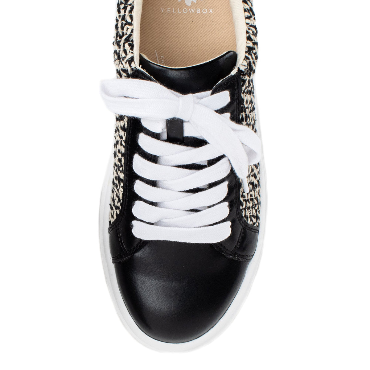 Yellow Box Footwear Eldra Flatform Sneaker - Black