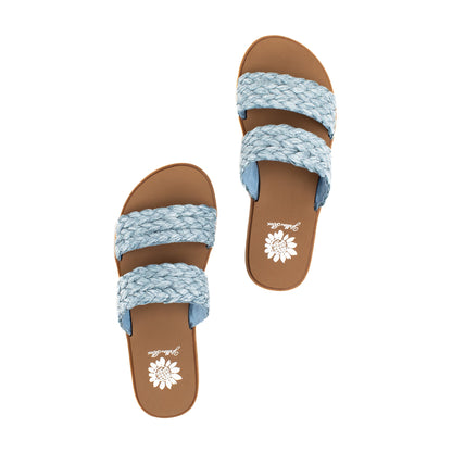Yellow Box Footwear Filbert Slide Sandal - Denim