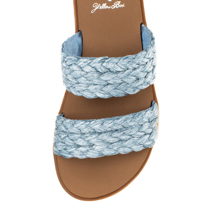 Yellow Box Footwear Filbert Slide Sandal - Denim